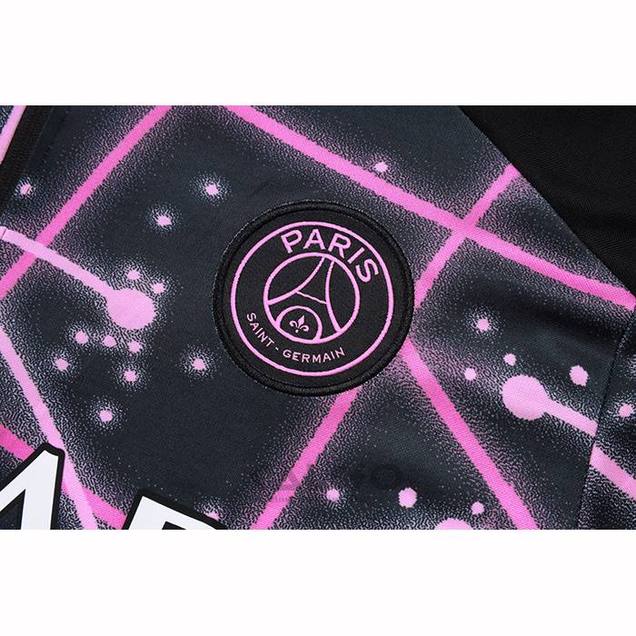 Tuta da Track di Felpa Paris Saint-Germain Bambino 2025-2026 Nero Rosa